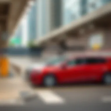 D Parking Charge Rates Diagram of D parking charge rates