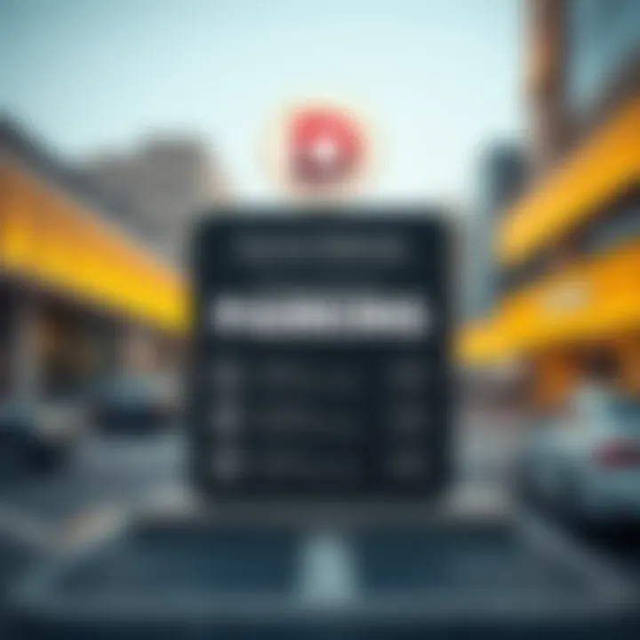 Payment Methods for D Parking Infographic depicting payment methods for D parking