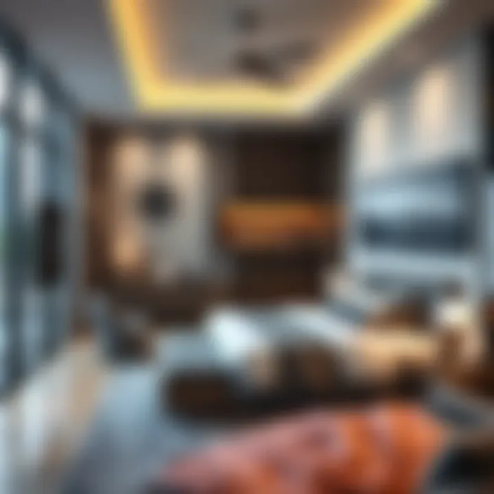 Modern Double Bedroom Design Cozy and modern double bedroom interior design