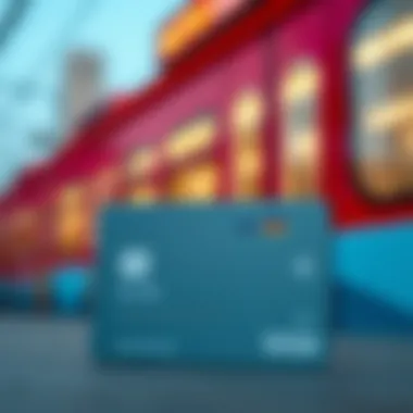 A close-up of a Nol card with a vibrant background