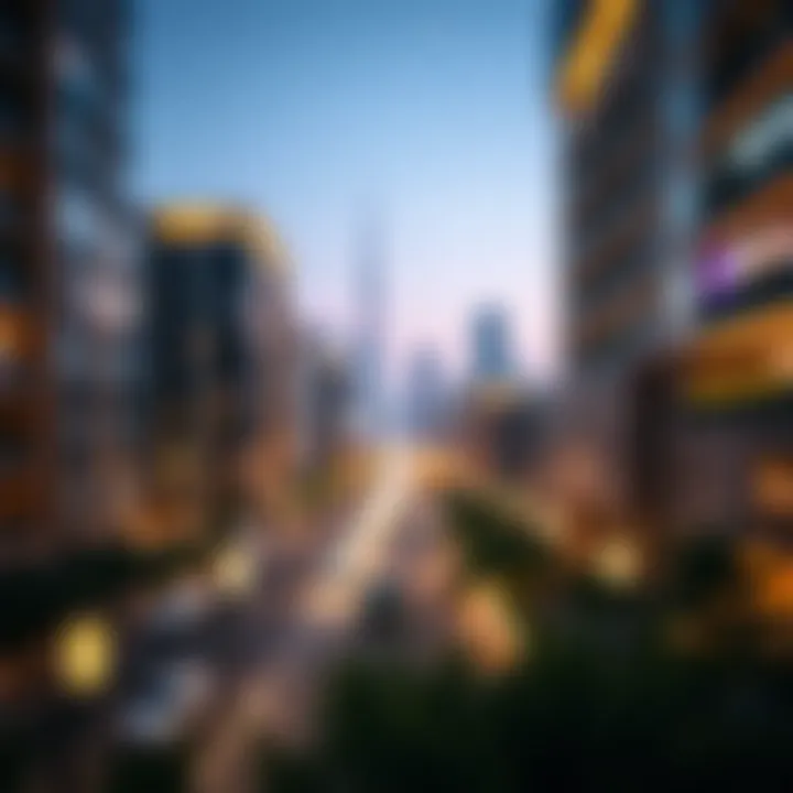 Infographic depicting real estate trends in Dubai