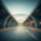 Dubai Metro Station showcasing modern architecture