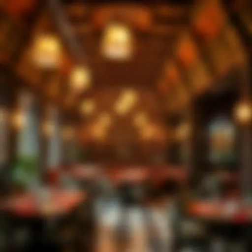 Interior ambiance of Oottupura showcasing traditional decor