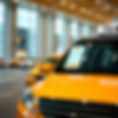 Modern Taxi Booking in Dubai Taxi booking app interface