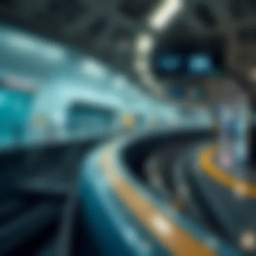 Key Stations of Dubai Metro Dubai Metro map highlighting key stations