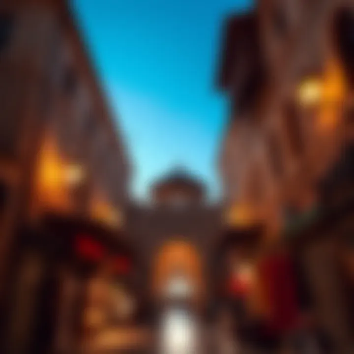 Historic Architecture of Old Dubai An overview of the historical architecture surrounding a traditional souk