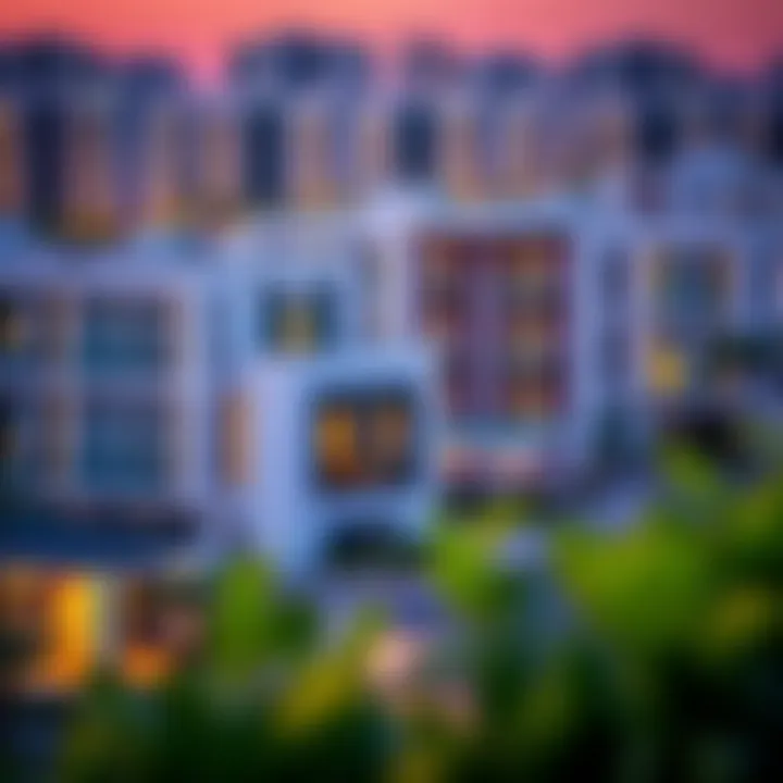 Residential Landscape of Wasl Properties in Karama Stunning view of residential buildings in Karama