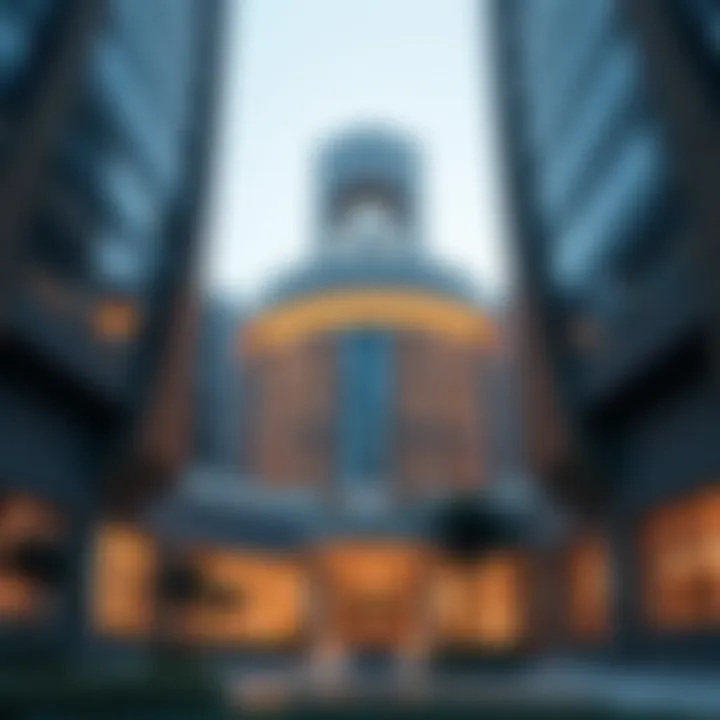 Unique Architectural Features of Zada Tower Visual representation of the unique architectural features of Zada Tower