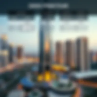 Comparison of Zada Tower with Similar Properties Comparison chart of Zada Tower floor plans with similar Dubai properties